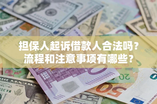 北京担保人起诉借款人合法吗？流程和注意事项有哪些？