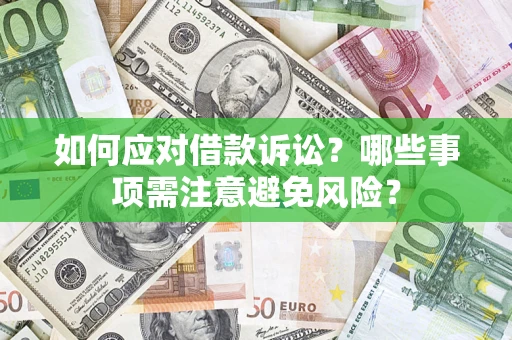 北京如何应对借款诉讼？哪些事项需注意避免风险？