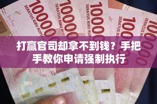 北京打赢官司却拿不到钱？手把手教你申请强制执行