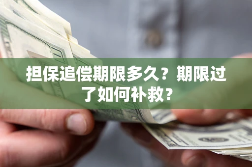 北京担保追偿期限多久？期限过了如何补救？