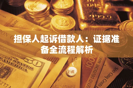 北京担保人起诉借款人：证据准备全流程解析