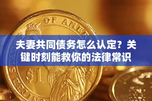 北京夫妻共同债务怎么认定？关键时刻能救你的法律常识