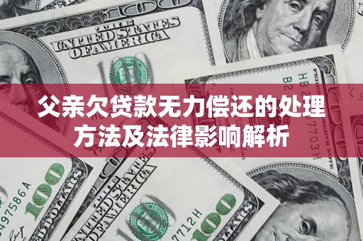 北京父亲欠贷款无力偿还的处理方法及法律影响解析