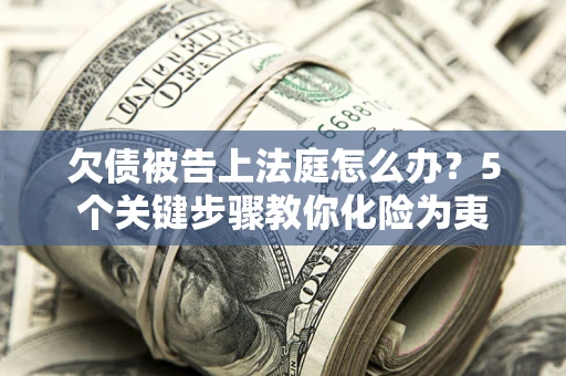 北京欠债被告上法庭怎么办？5个关键步骤教你化险为夷